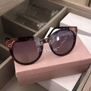 Dior Cat Eye Tortoiseshell Sunglasses